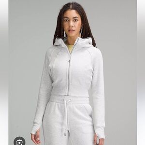 lululemon scuba cropped hoodie